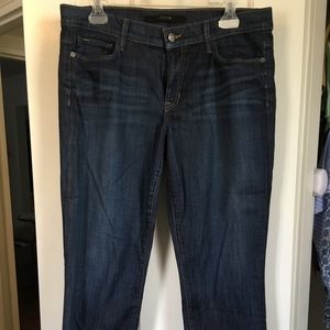 Joe's Cropped Jeans Dark Wash
